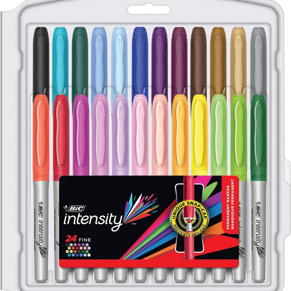 BIC fine tip permanent marker 24 count